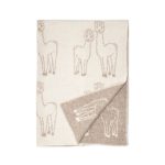 WOOOL Deken - ALPACA FRIENDS (Beige)