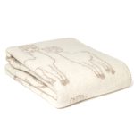 WOOOL Deken - ALPACA FRIENDS (Beige) - Afbeelding 3