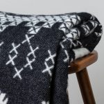 WOOOL Deken - REINDEER (Zwart) - Afbeelding 5