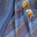 Wollen Plaid - PARIS - Blauw-Multicolor (140x200cm) - Afbeelding 4