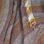 Wollen Plaid - PARIS - Bruin-Multicolor (140x200cm) - Afbeelding 4