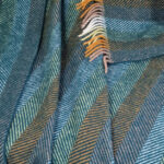 Wollen Plaid - PARIS - Groen-Multicolor (140x200cm) - Afbeelding 4