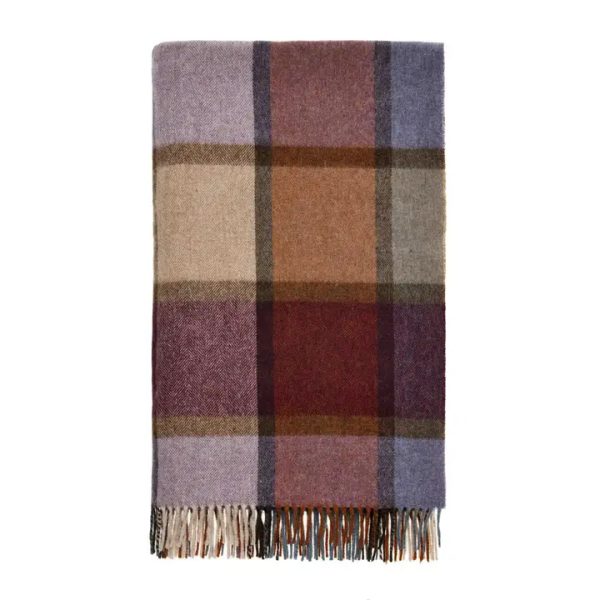 Bronte By Moon Plaid - BLOCK WINDOWPANE (Damson)