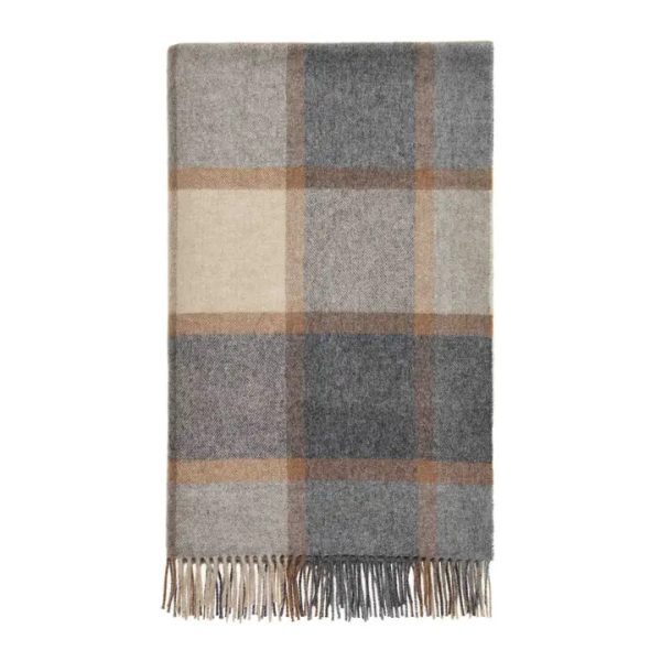 Bronte By Moon Plaid - BLOCK WINDOWPANE  (Grey Beige)