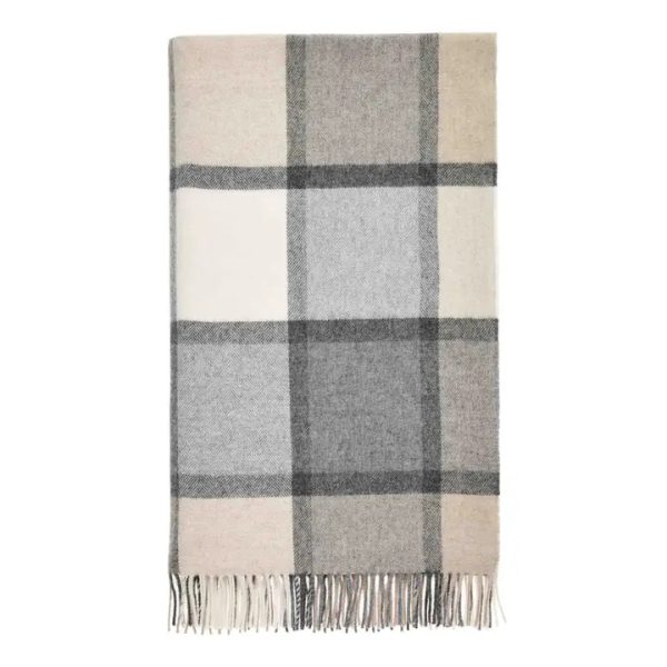 Bronte By Moon Plaid - BLOCK WINDOWPANE (White Grey)