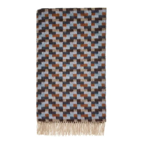 Bronte By Moon Plaid - BRICKS (Navy Rust)