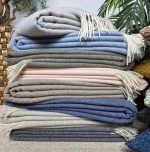 Kasjmier Wollen Plaid - KAUNAS - Roze (140x200cm) - Afbeelding 7