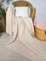 Kasjmier Wollen Plaid - KAUNAS - Roze (140x200cm) - Afbeelding 3