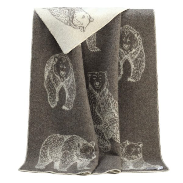 JJ Textile Deken - BEAR (Bruin)