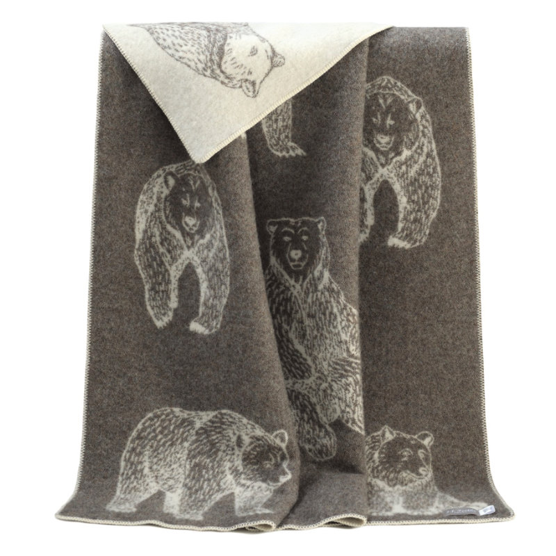 JJ Textile Deken - BEAR (Bruin) 1 JJ Textile Deken - BEAR (Bruin) - Afbeelding 1