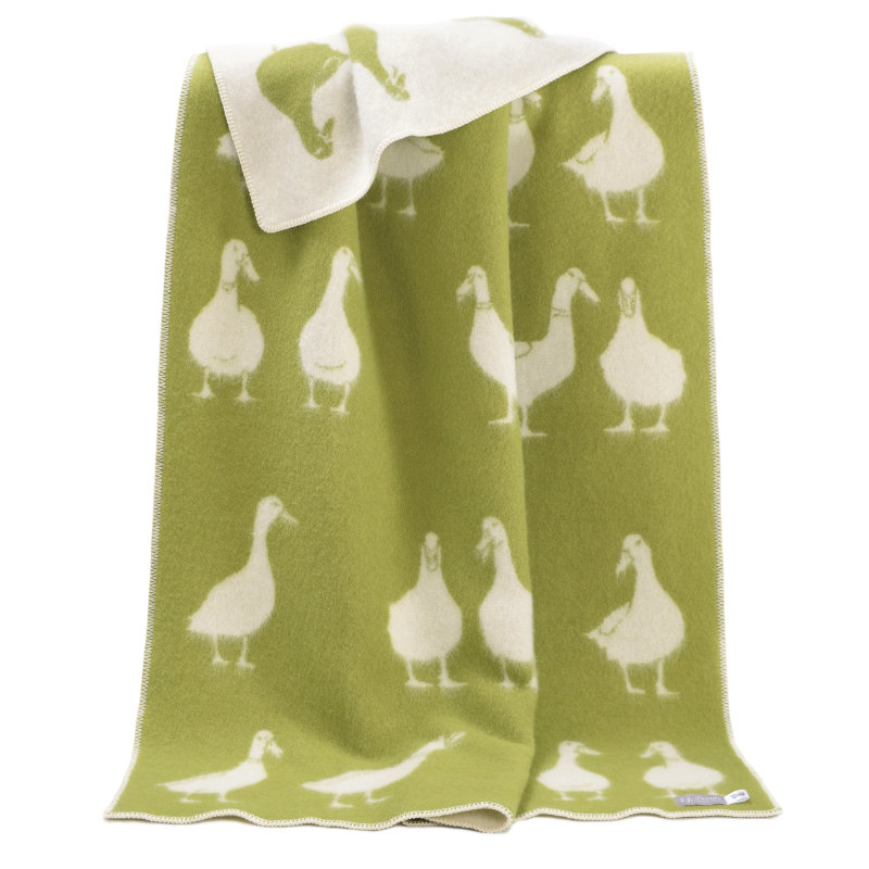 JJ Textile Deken - DUCK (Groen) 1 JJ Textile Deken - DUCK (Groen) - Afbeelding 1