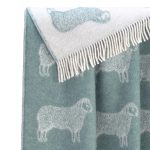 JJ Textile Plaid - TEAL SHEEP (Blauw) - Afbeelding 3
