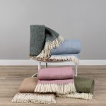 WOOOL Plaid - ZELANDIA (Blauw) - Afbeelding 4